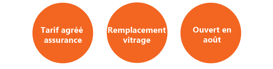 remplacement vitrine magasin evry